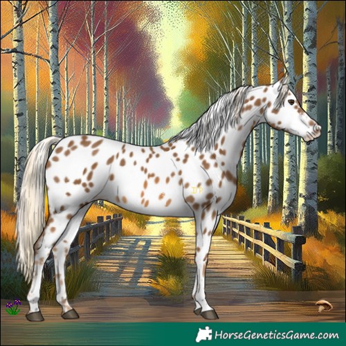 Horse Color:Chocolate Palomino Sabino Appaloosa 