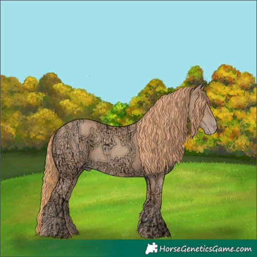 Horse Color:Gold Champagne Ice 