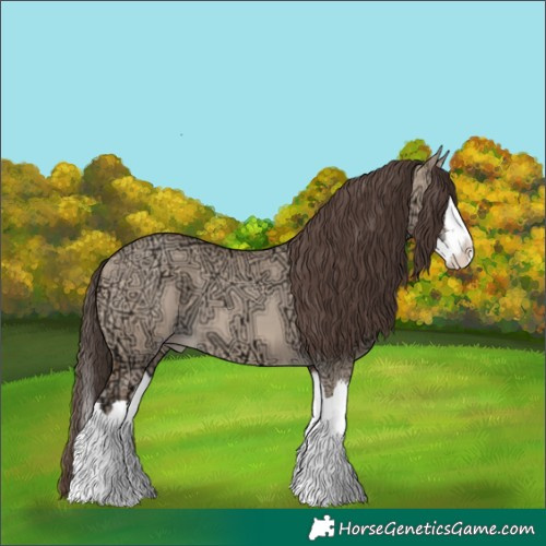 Horse Color:Amber Champagne Ice Dun Splash