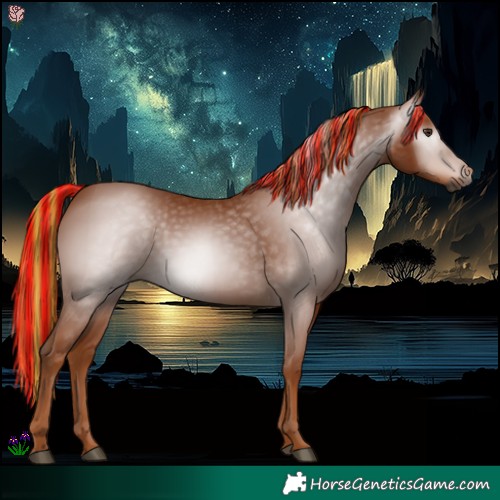 Horse Color:Gray Painted Chestnut