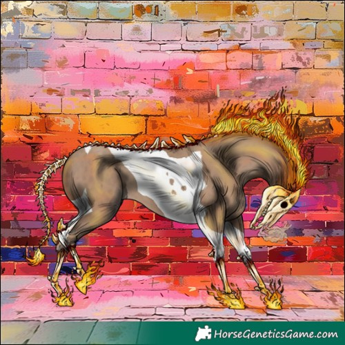 Horse Color:Classic Champagne Tobiano 