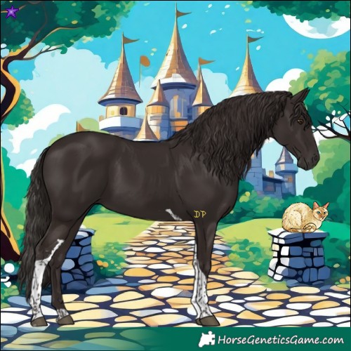 Horse Color:Liver Chestnut Tobiano 