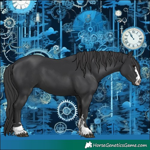 Horse Color:Black 