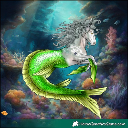 Horse Color:Watercolor Silver Brown Dun Sabino Rabicano 