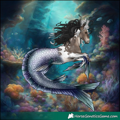 Horse Color:Brown Dun Tobiano Rabicano 