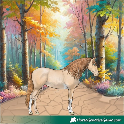 Horse Color:Buckskin Pearl Tobiano Rabicano 