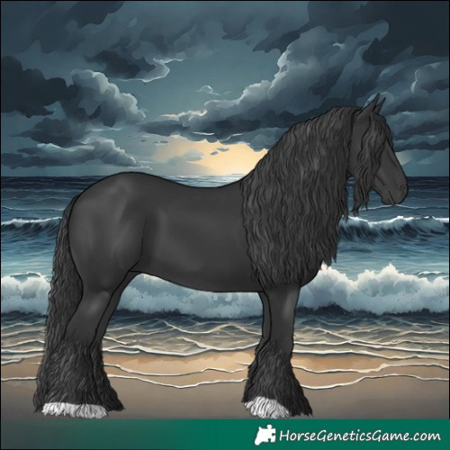 Horse Color:Black 