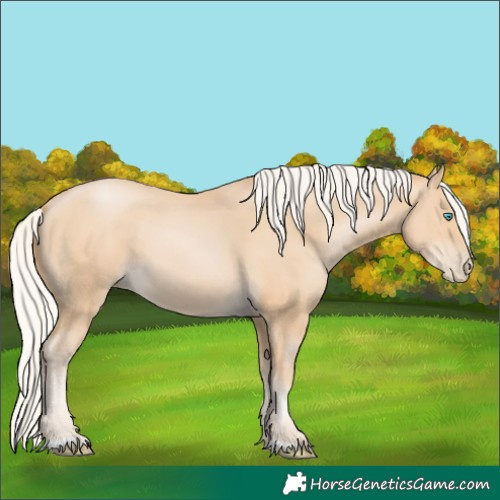 Horse Color:Silver Smoky Black Pearl 