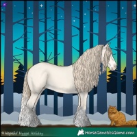 Horse Color:Perlino Dun Splash