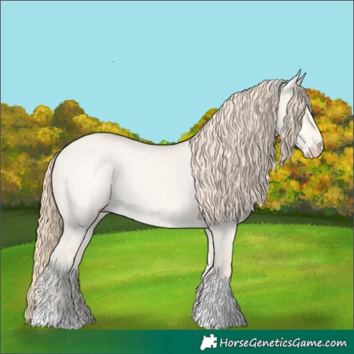 Horse Color:Perlino Dun Tobiano
