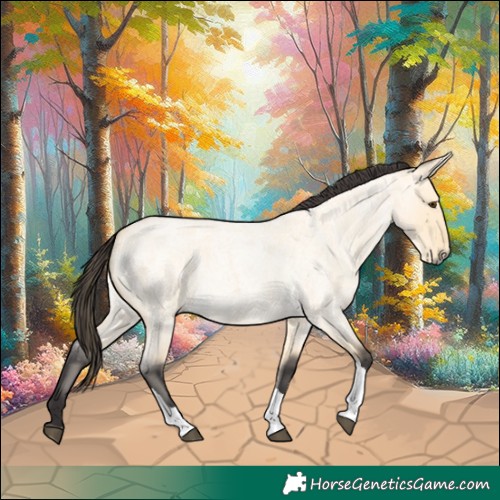 Horse Color:Buckskin Roan Dun Tobiano 