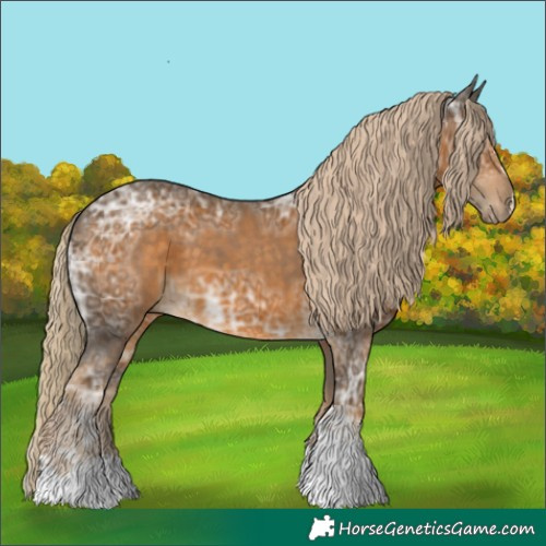 Horse Color:Chocolate Palomino Ice 