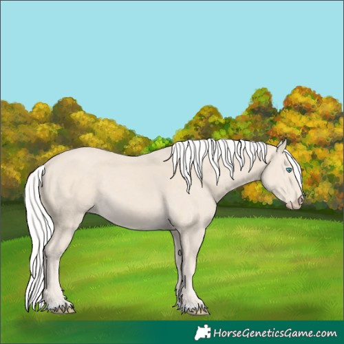 Horse Color:Silver Smoky Creme 