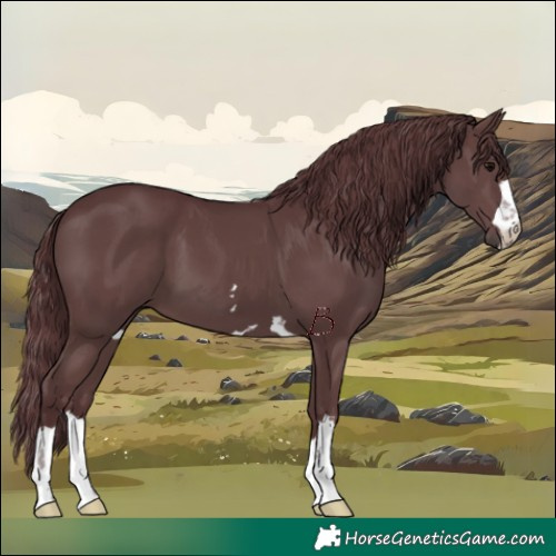 Horse Color:Chocolate Black 