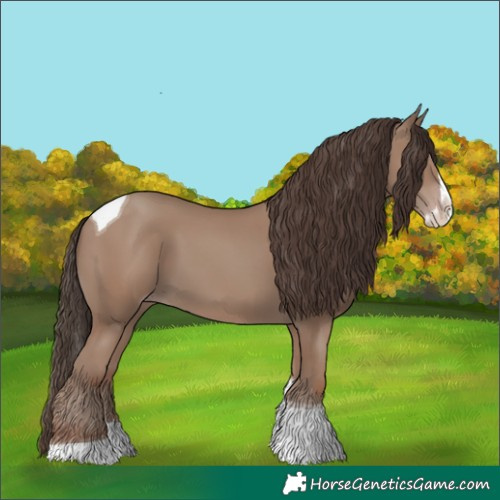 Horse Color:Classic Champagne Splash Tobiano 