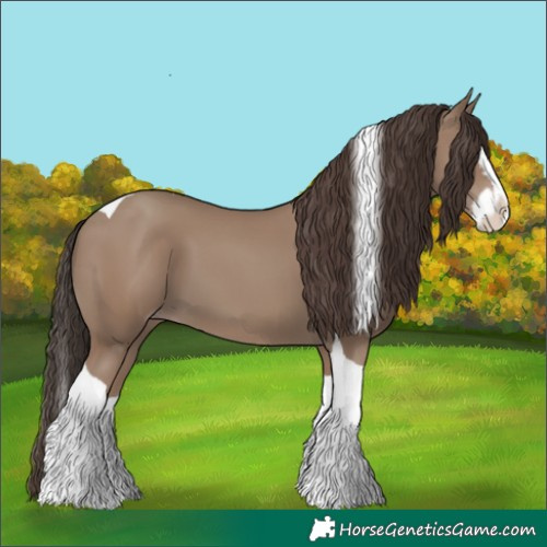 Horse Color:Classic Champagne Splash Tobiano 