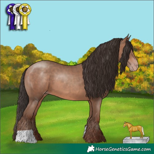 Horse Color:Sable Champagne 