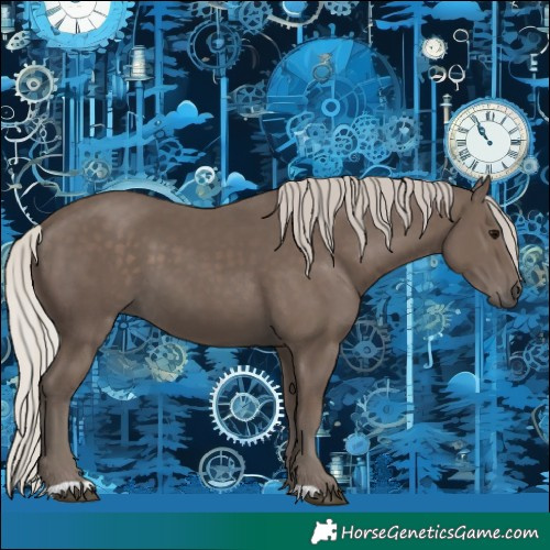 Horse Color:Silver Black