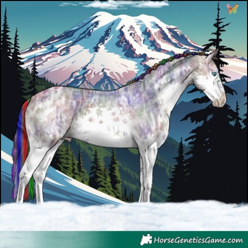 Horse Color:Painted Nacre Bay Ice Splash Tobiano