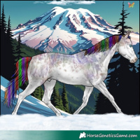 Horse Color:Painted Nacre Bay Ice Splash Tobiano 