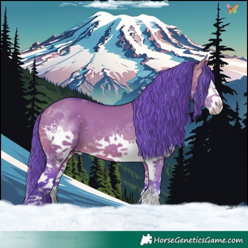 Horse Color:Watercolor Brown Dun Splash