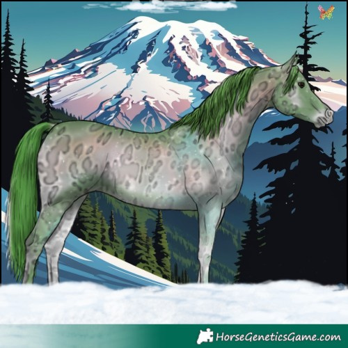 Horse Color:Watercolor Smoky Blue Onyx Ice 