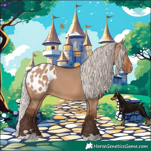 Horse Color:Silver Brown Dun Appaloosa 