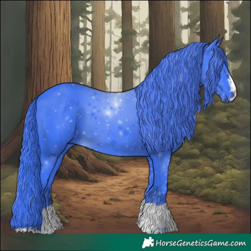 Horse Color:Watercolor Black 