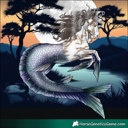 Horse Color:White Spotted Classic Champagne Merle 