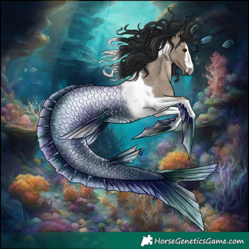 Horse Color:Brown Dun Tobiano Rabicano 