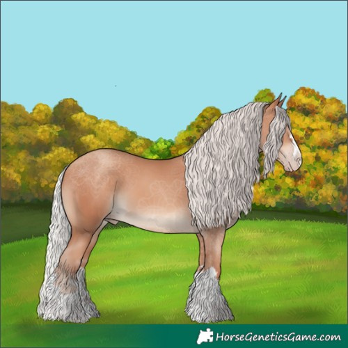 Horse Color:Silver Sable Champagne 