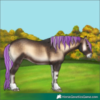 Horse Color:Painted Silver Brown Onyx