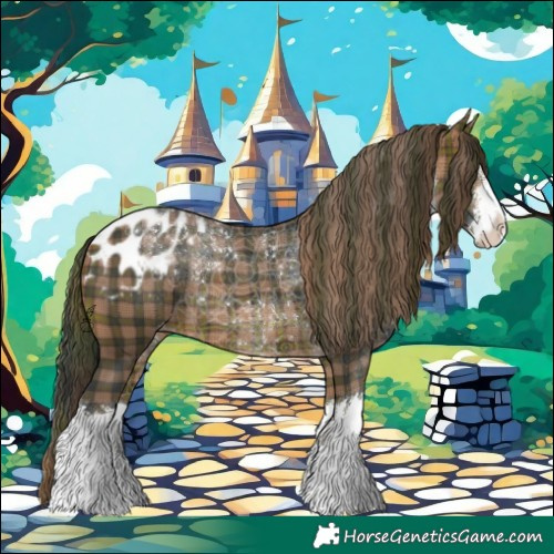 Horse Color:Plaid  White Spotted Brown Appaloosa 