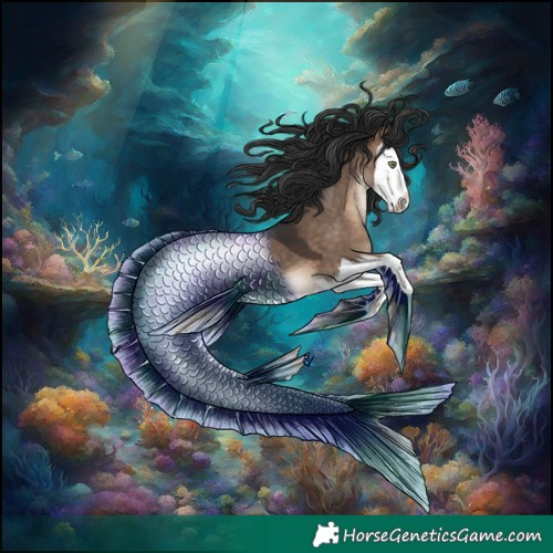 Horse Color:Brown Dun Splash 