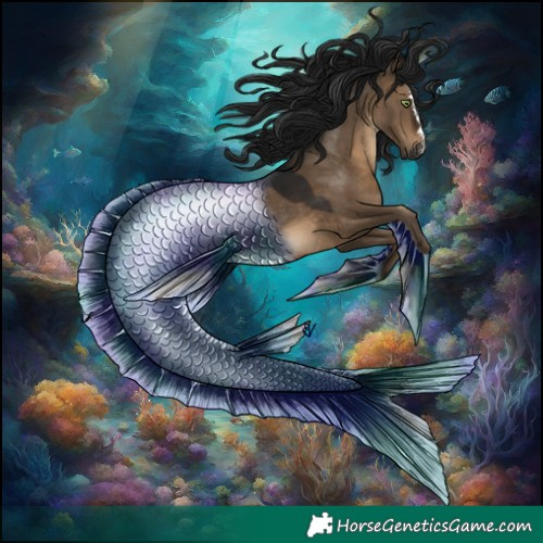 Horse Color:Gray Brown Dun Rabicano 