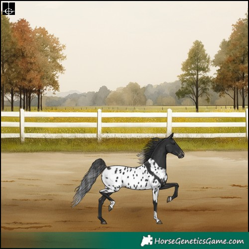 Horse Color:Liver Chestnut Tobiano Skewed LP Spotted Rabicano