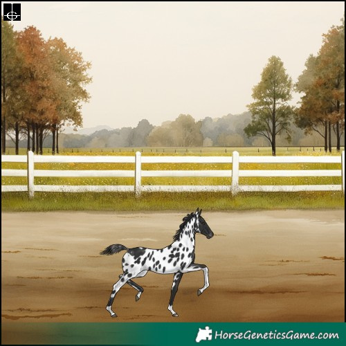 Horse Color:Liver Chestnut Tobiano Skewed Appaloosa Rabicano 