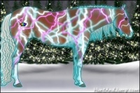 Horse Color:Thunderstruck White Spotted Silver Bay Splash