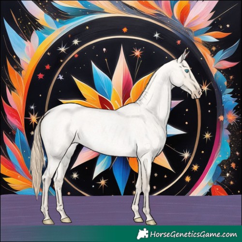 Horse Color:Smoky Creme Roan Dun 