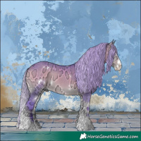 Horse Color:Watercolor White Spotted Silver Buckskin Ice Onyx Splash Tobiano