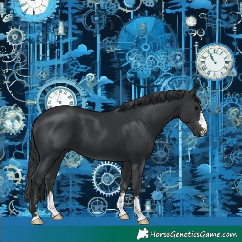 Horse Color:Black 