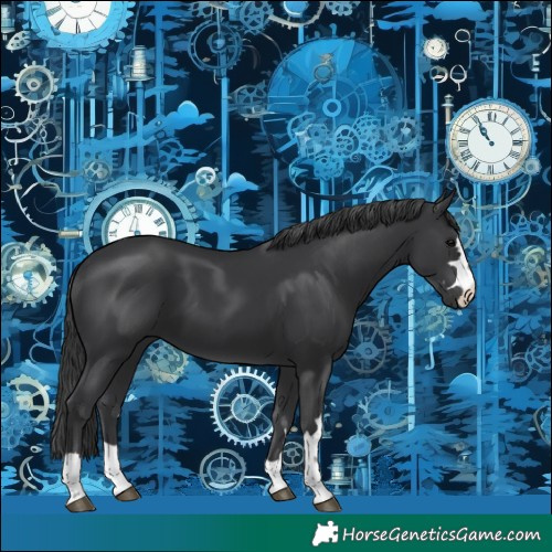 Horse Color:Black 