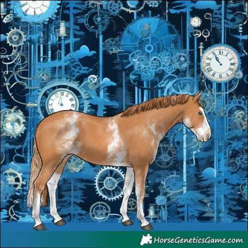 Horse Color:White Spotted Chestnut Splash 