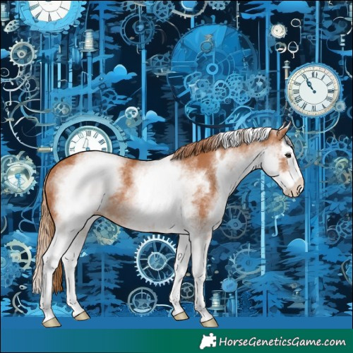 Horse Color:White Spotted Chestnut Splash 