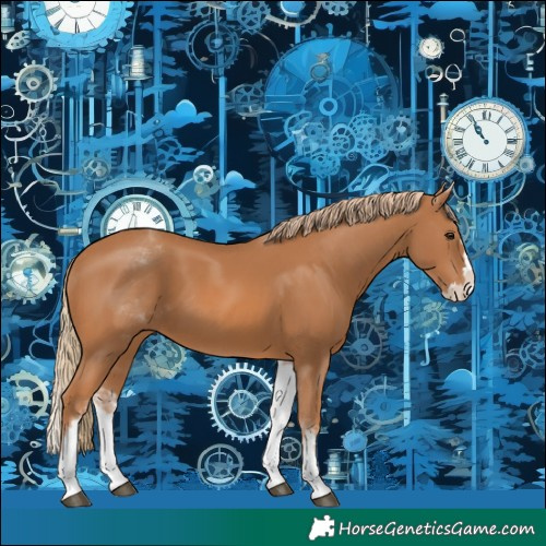 Horse Color:White Spotted Chestnut Splash 