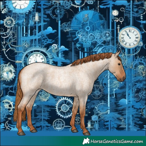 Horse Color:Red Dun Roan