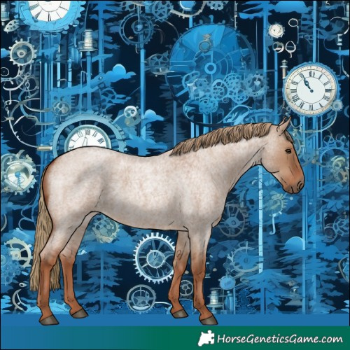 Horse Color:Red Dun Roan
