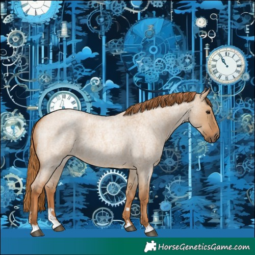 Horse Color:Red Dun Roan