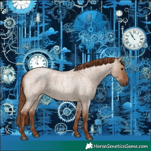 Horse Color:Red Dun Roan