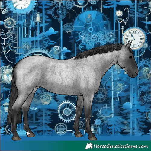 Horse Color:Blue Roan 